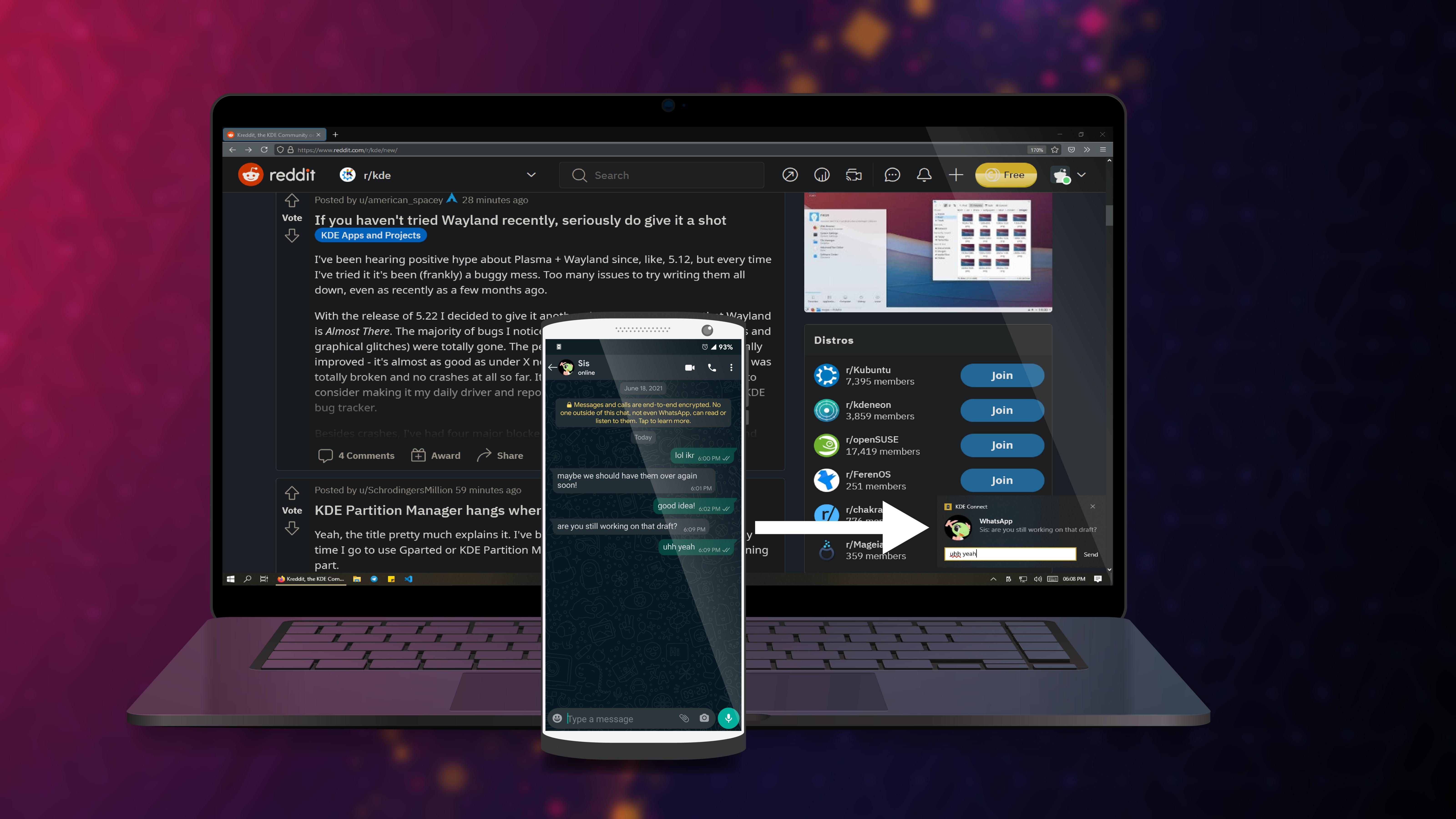 利用KDE Connect打破设备壁垒：手机与电脑无缝协同全指南